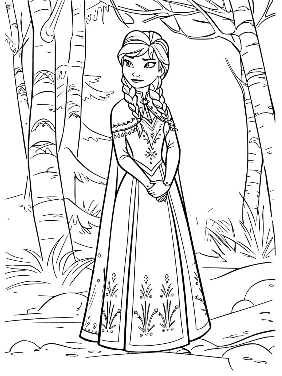 anna coloriage