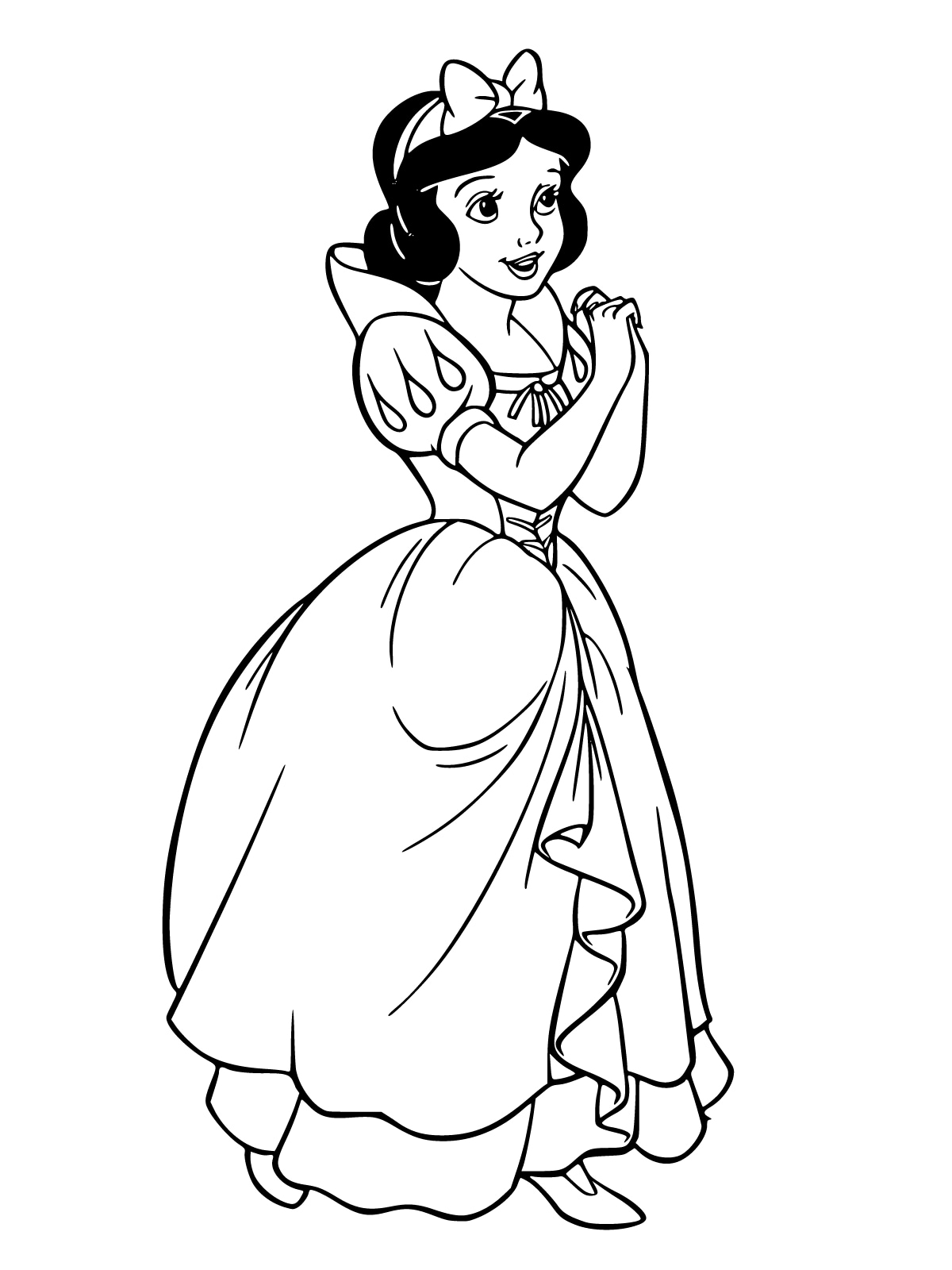 coloriage à imprimer disney princesse