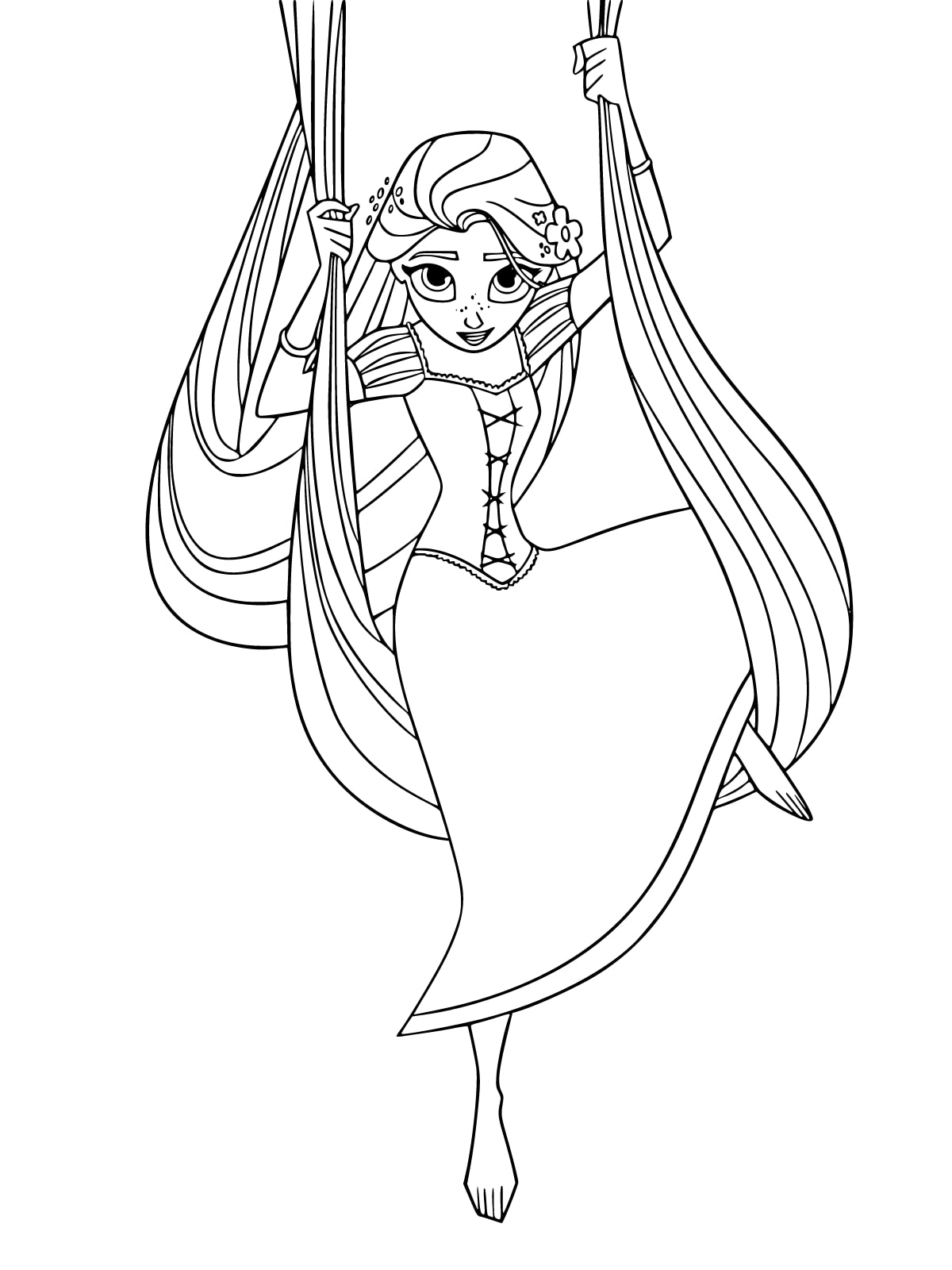 coloriage à imprimer princesse disney