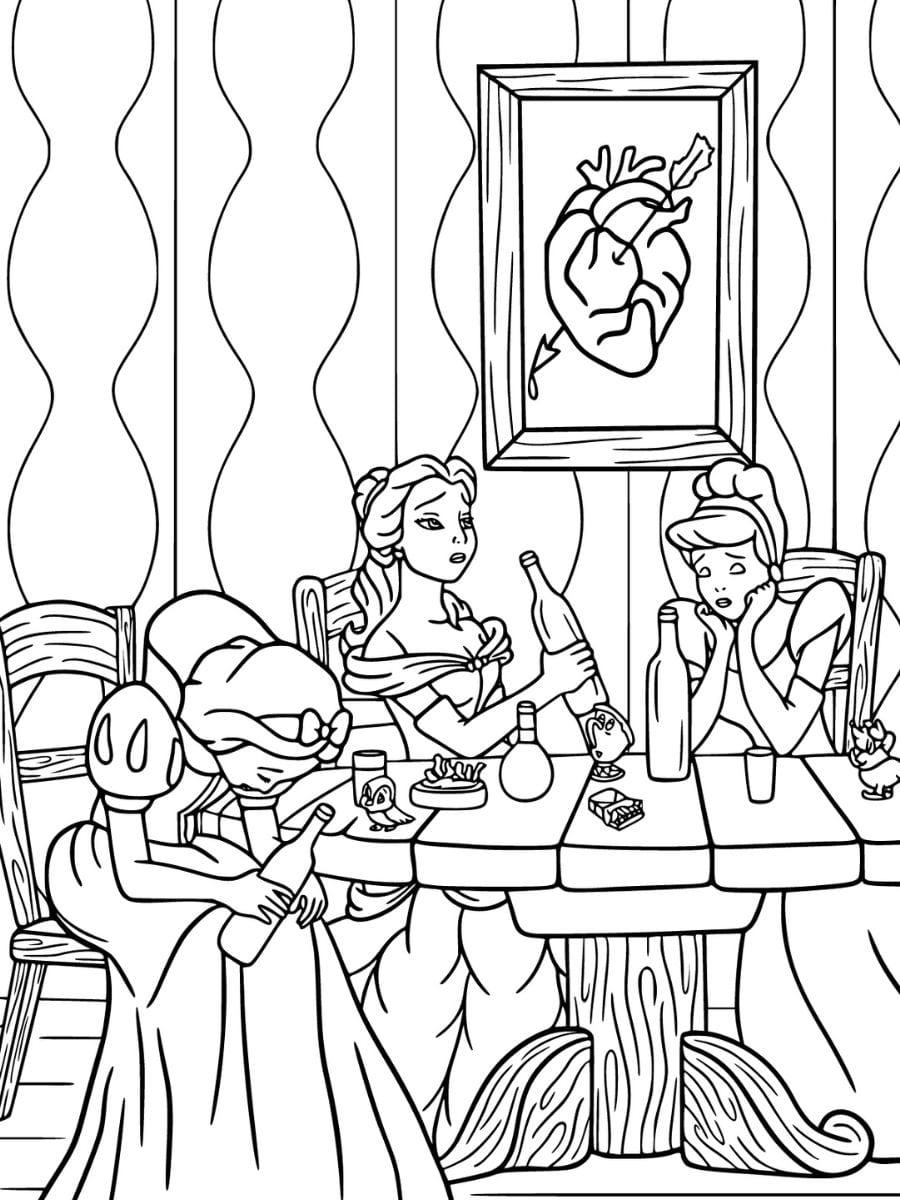 coloriage disney à imprimer