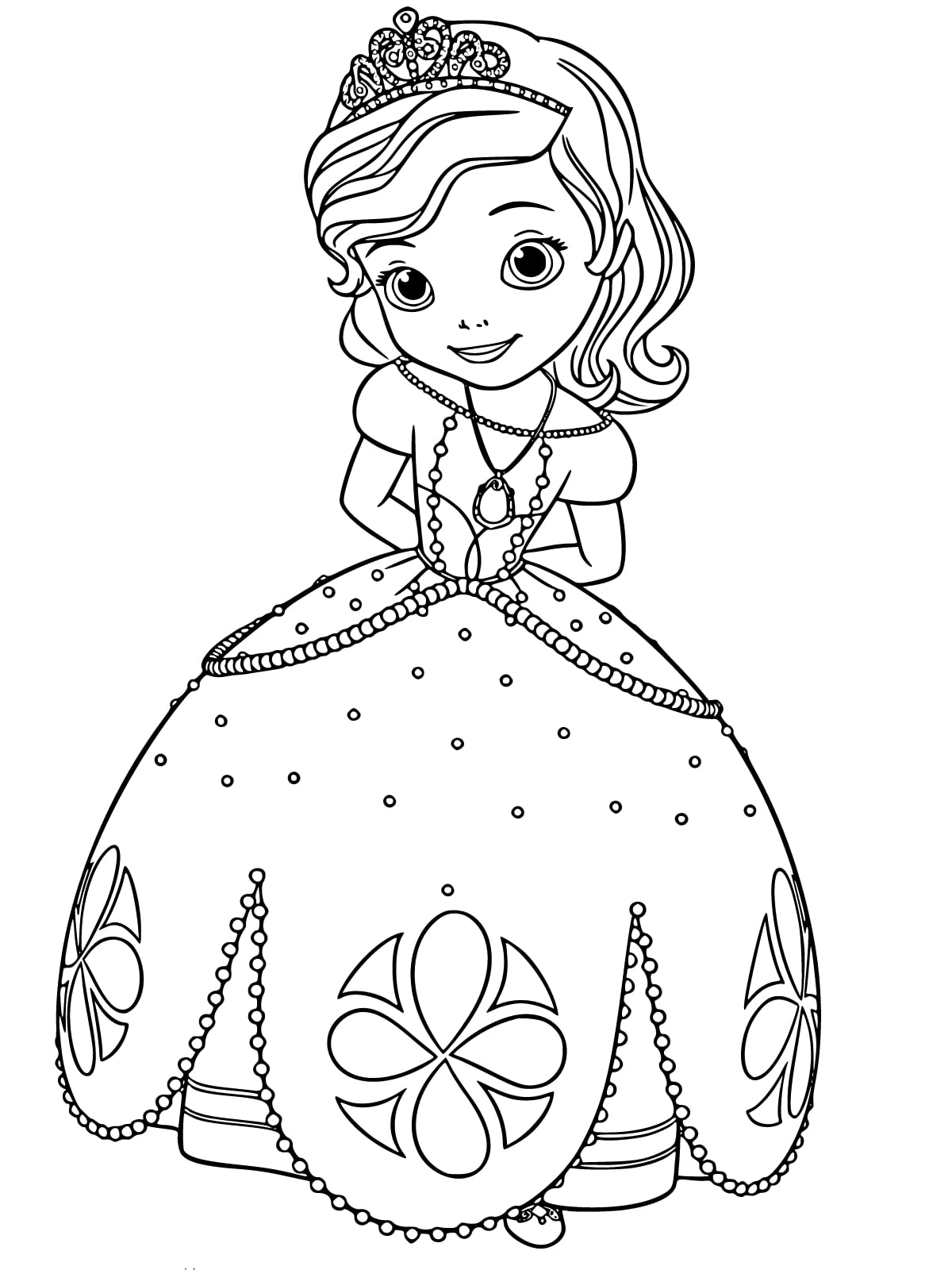 coloriage disney princesse à imprimer