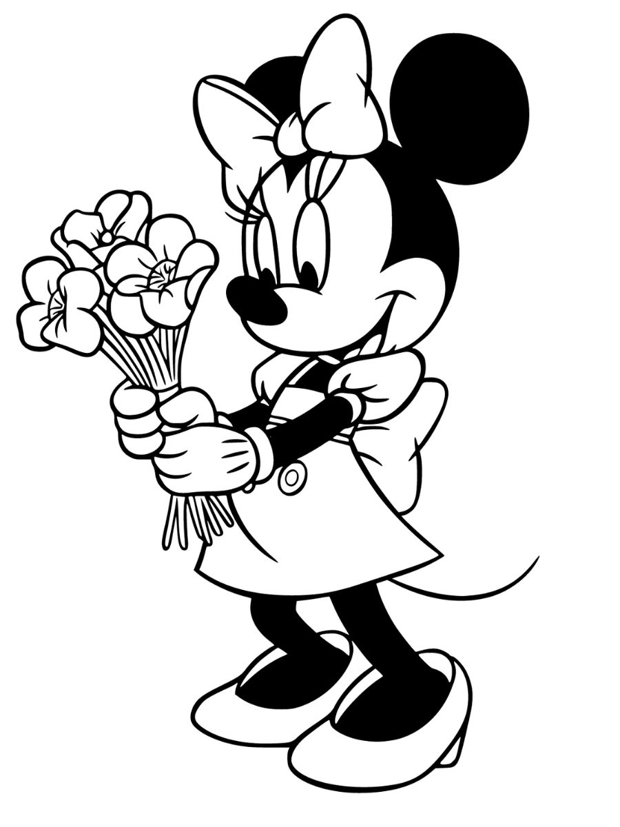 coloriage minnie