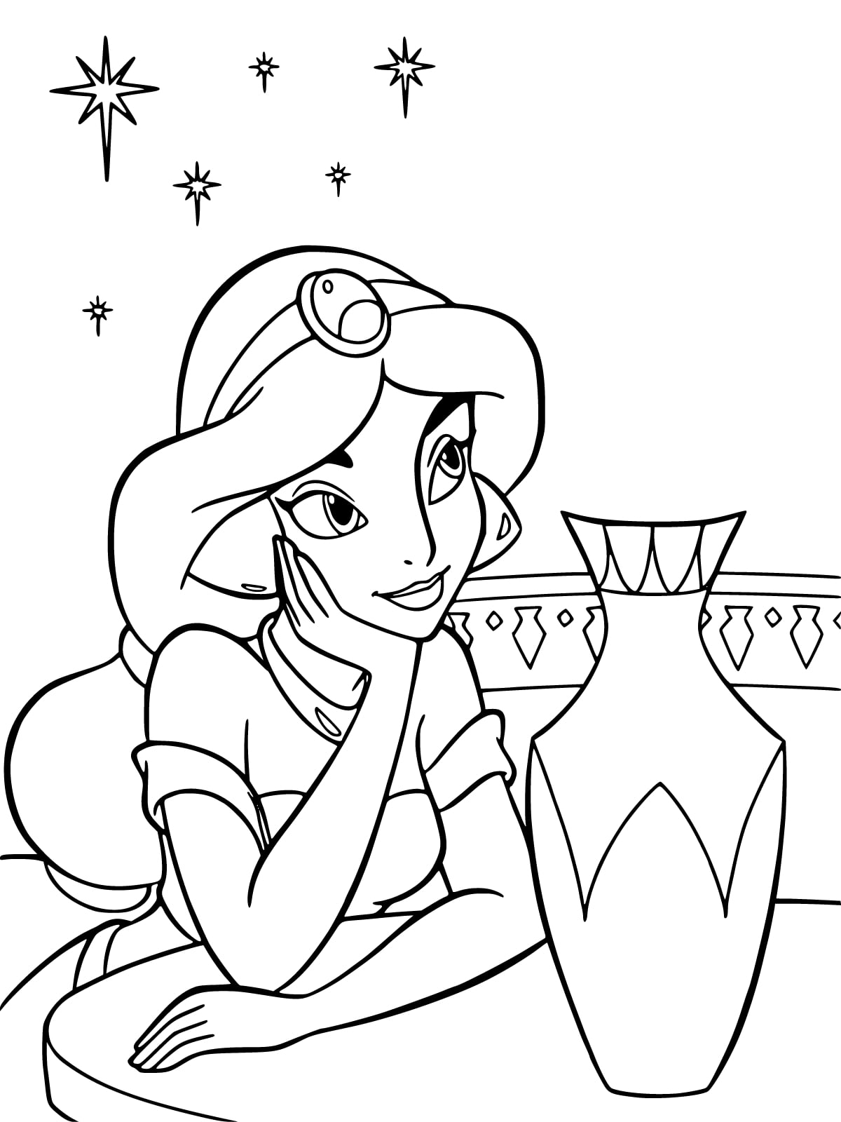 coloriage princesse disney a imprimer