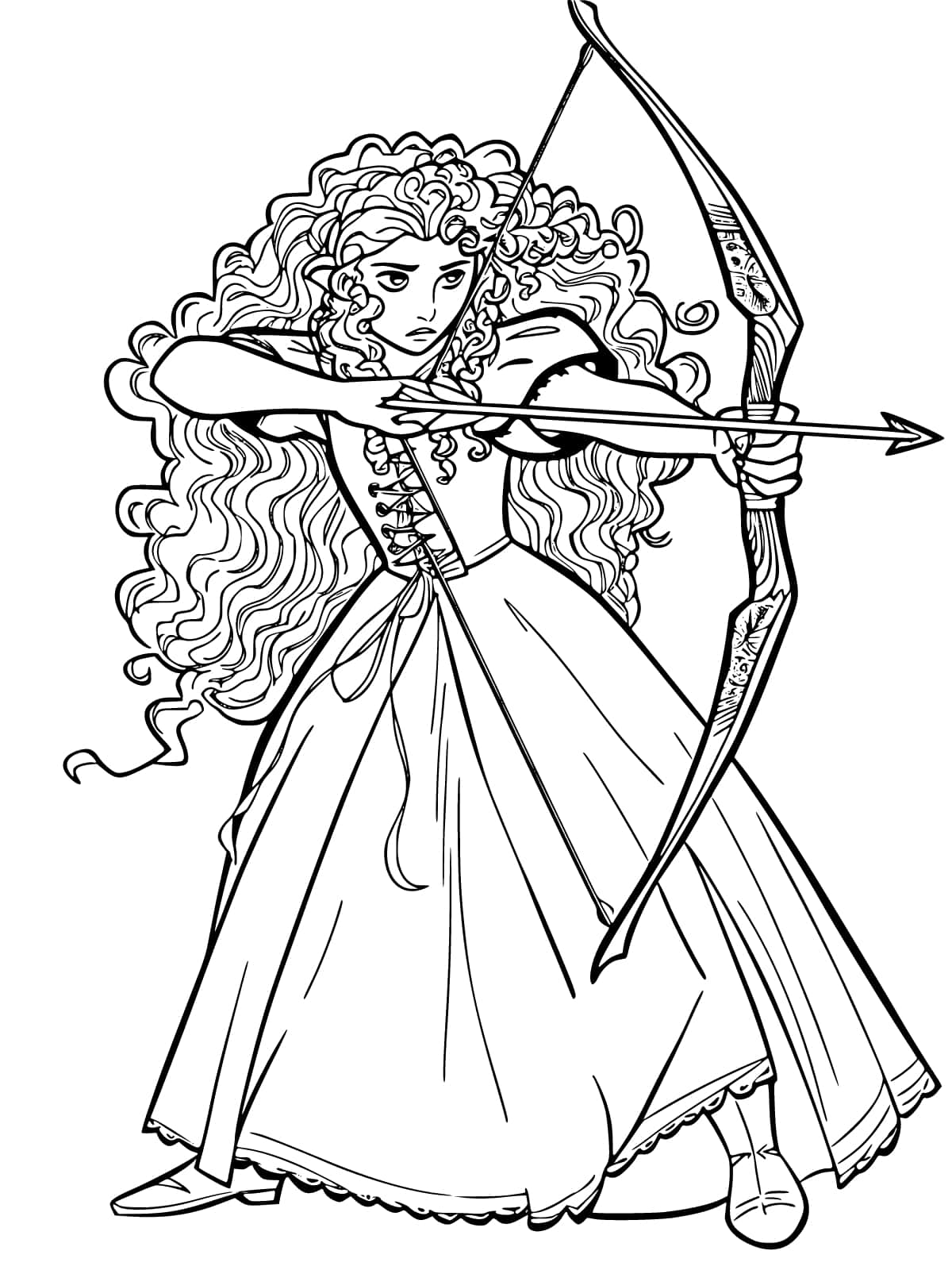 coloriage princesse disney