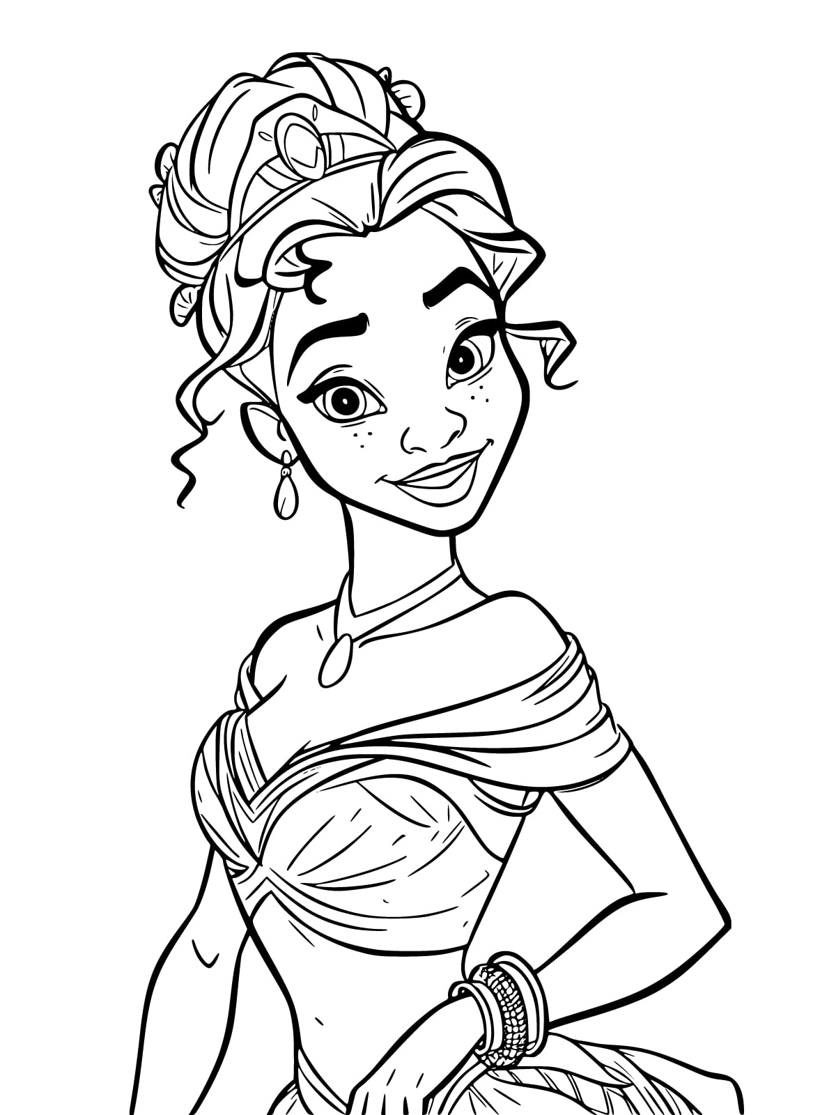 princesse disney coloriage