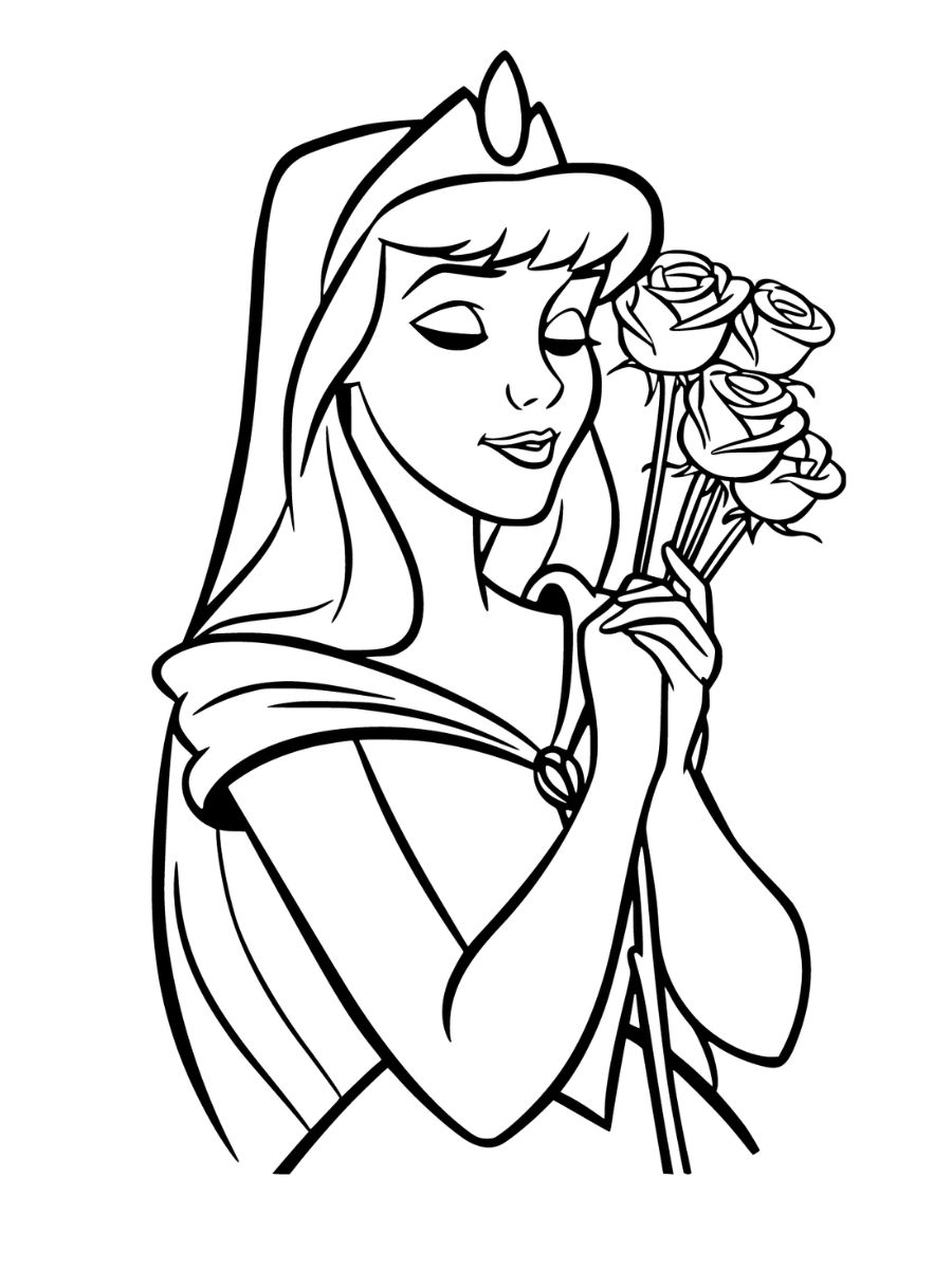 aurore disney coloriage