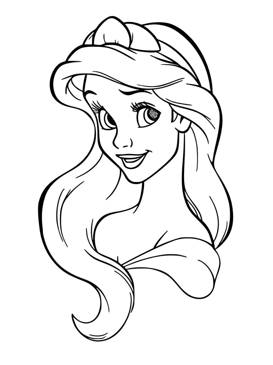 coloriage arielle