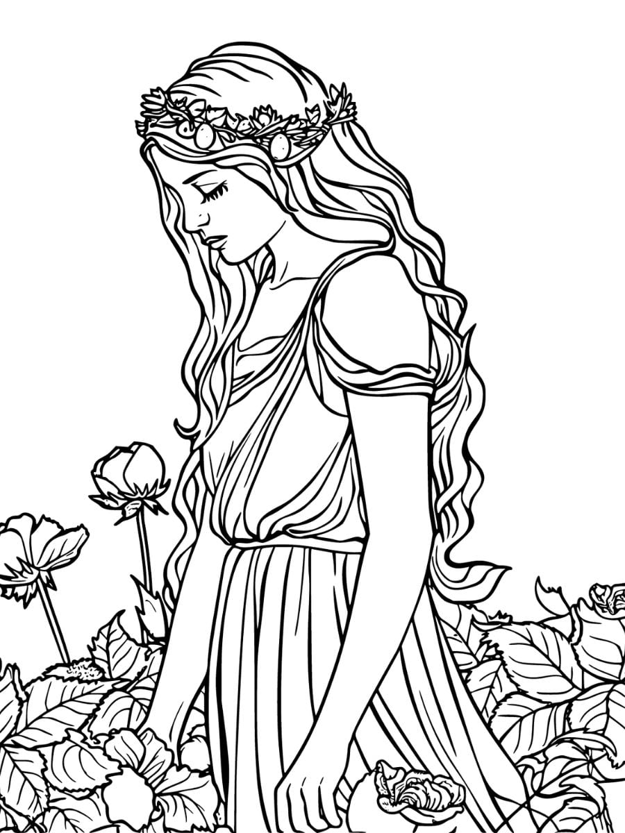 coloriage aurore