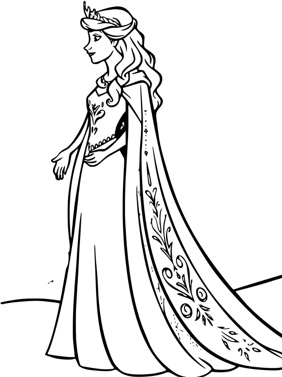 coloriage princesse aurore à imprimer gratuit