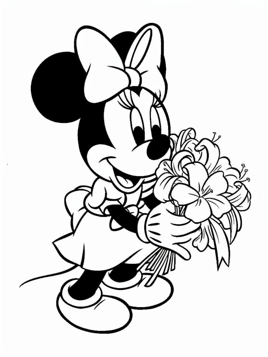 coloriages de minnie