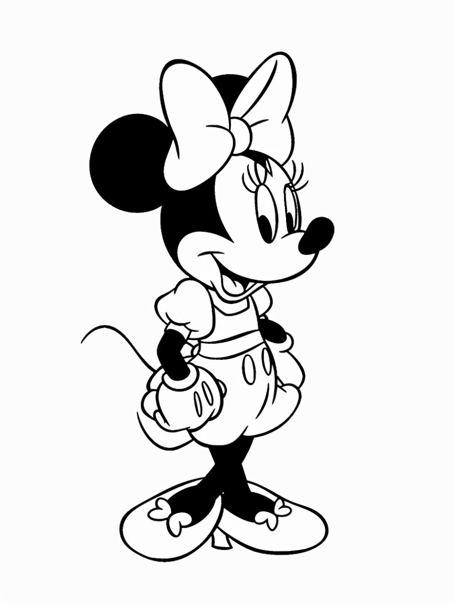 coloriages minnie