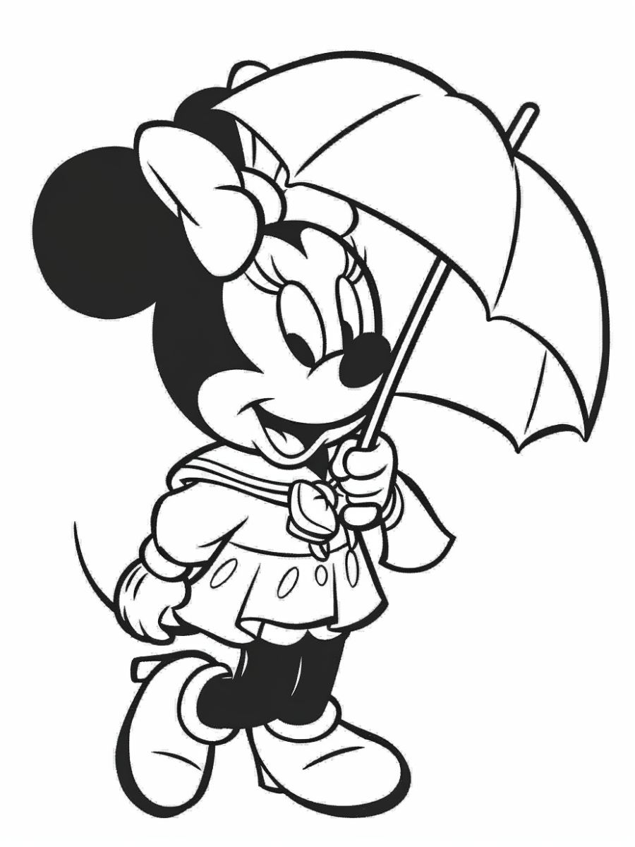 minnie coloriages à imprimer