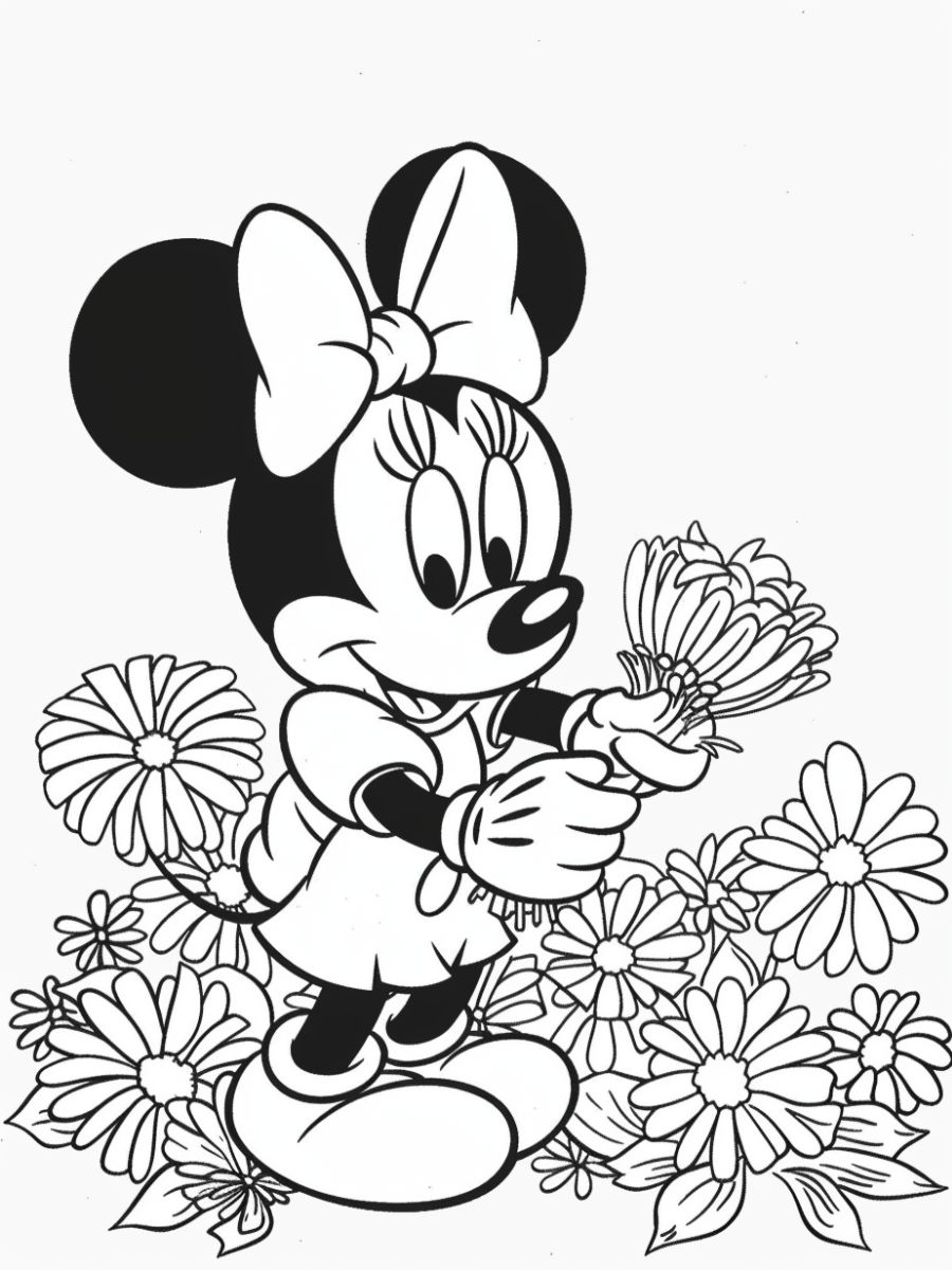 minnie mouse coloriages