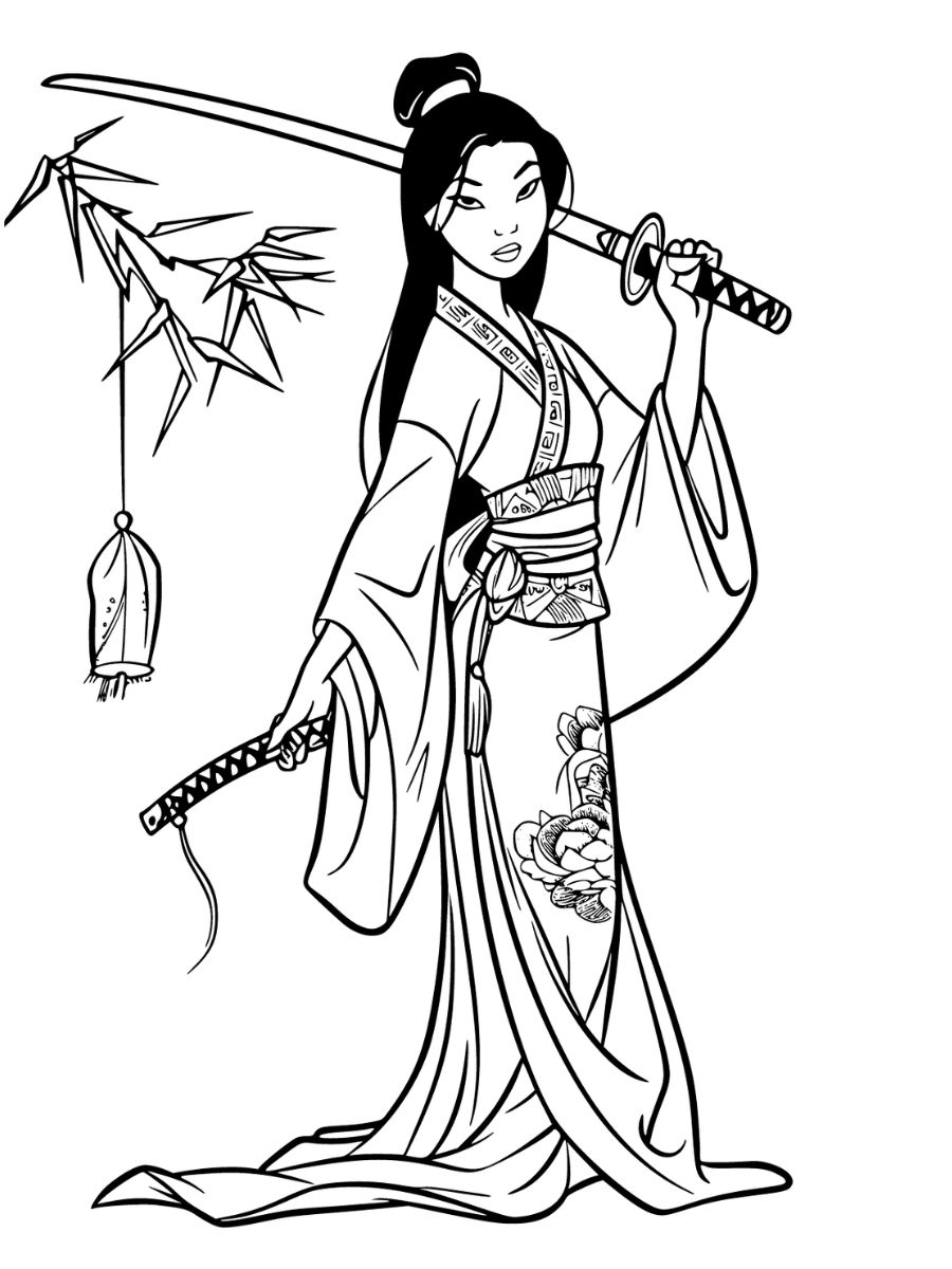 mulan 2 coloriage