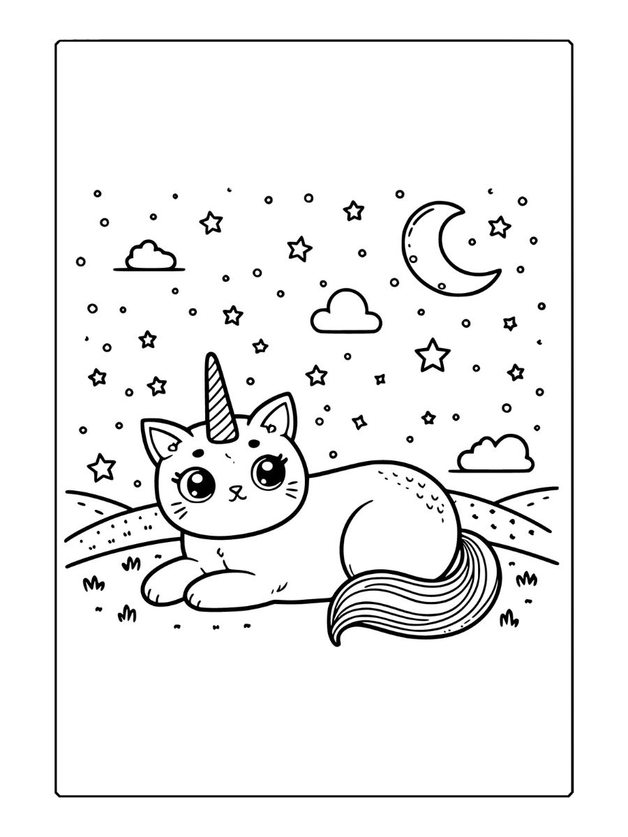 coloriage gratuit à imprimer licorne