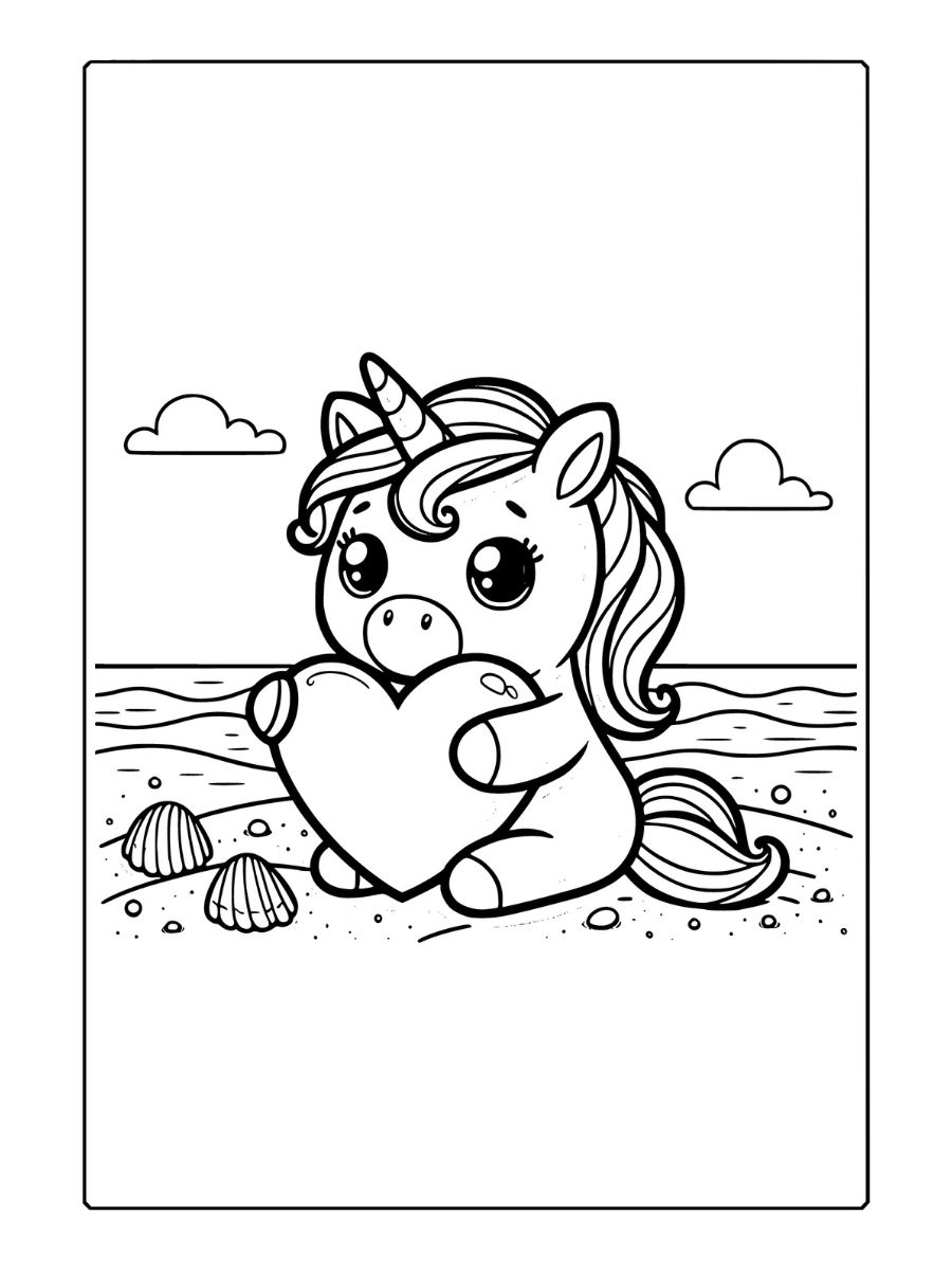 coloriage gratuit licorne