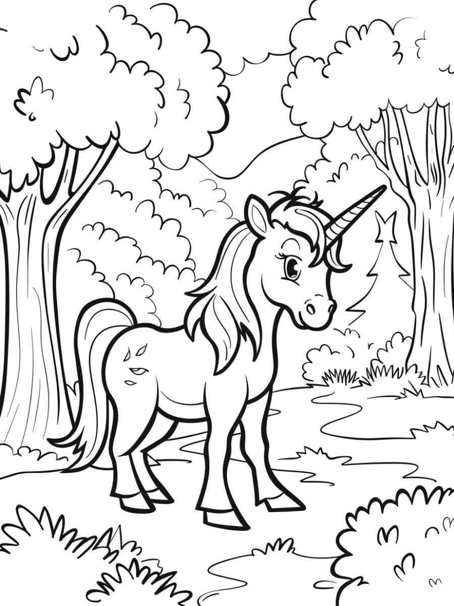 licorne coloriage gratuit