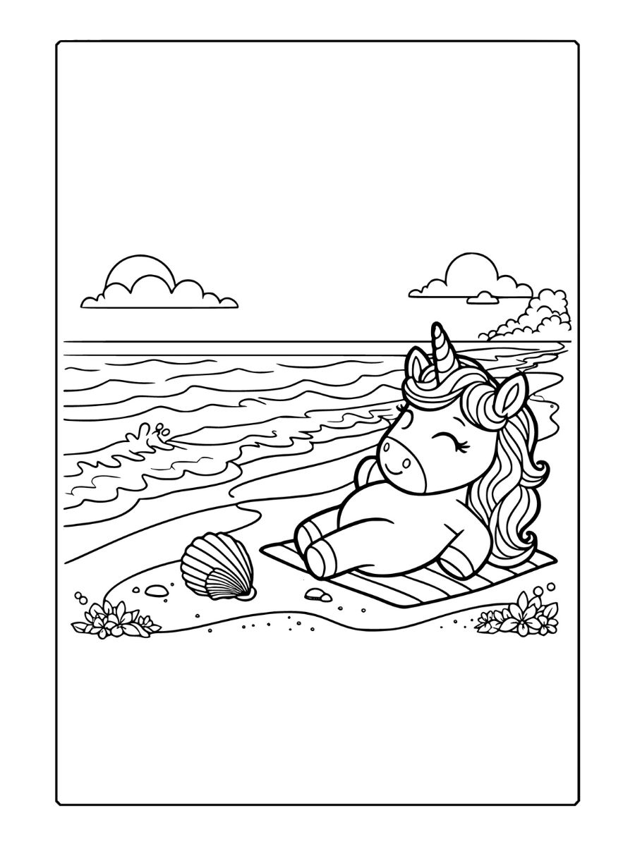 licorne coloriage imprimer