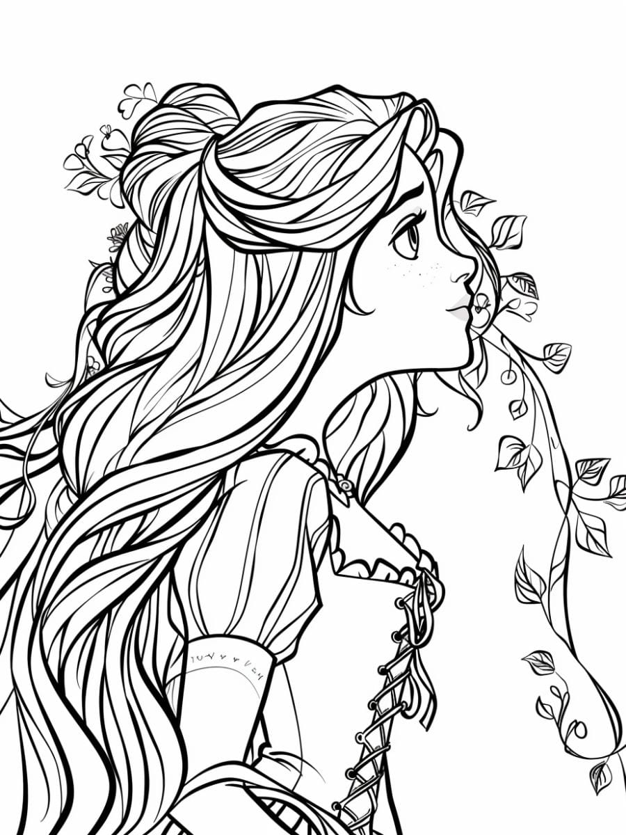 raiponce coloriage princesse disney