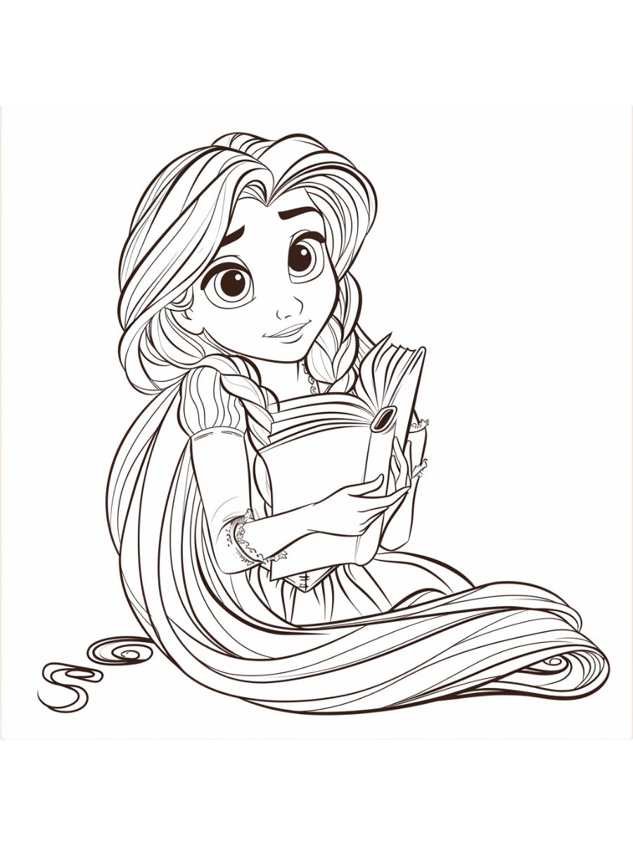 raiponce coloriage